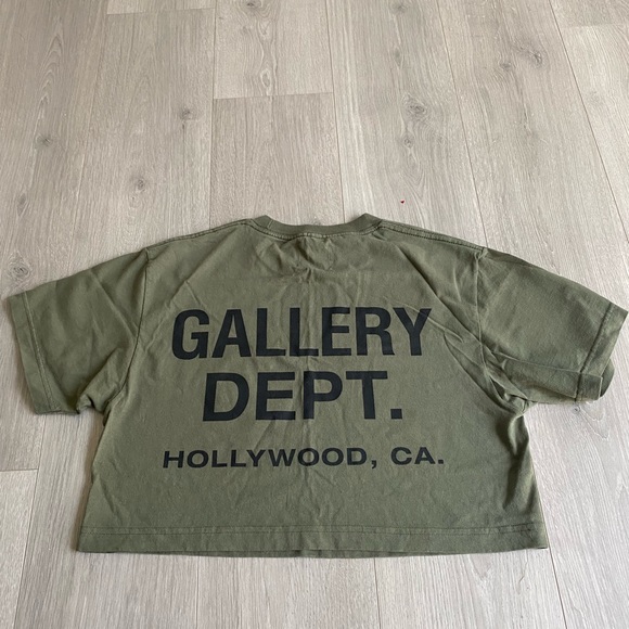 gallery Dept Tops - Gallery Dept Custom Crop Tee Size Small